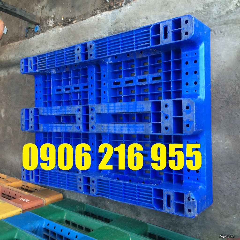 Pallet nhựa cũ tại Long An, pallet nhua cu giá rẻ - 4