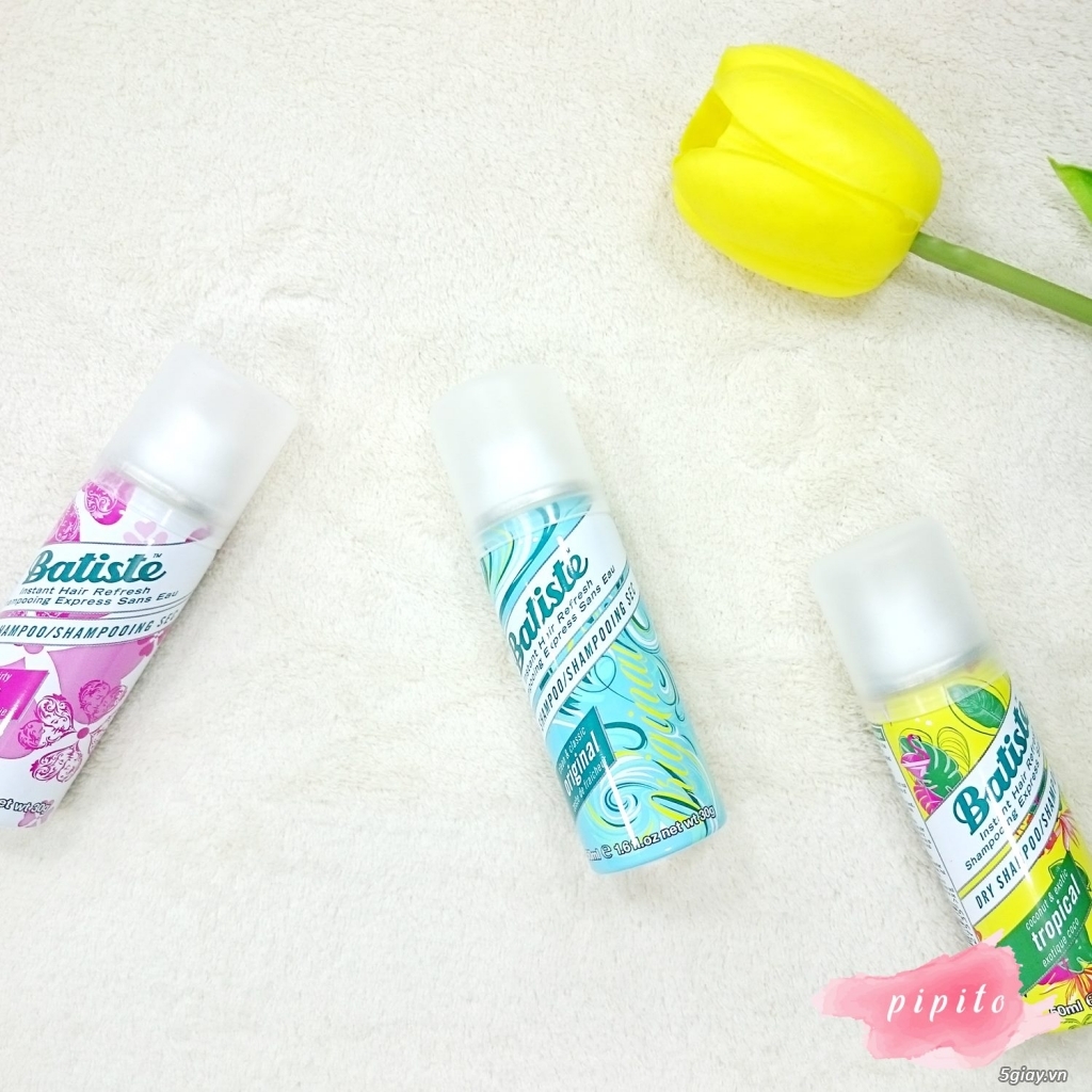 Dầu Gội Khô - Dry shampoo Batiste - Hàng Xách Tay US 100% - 135K