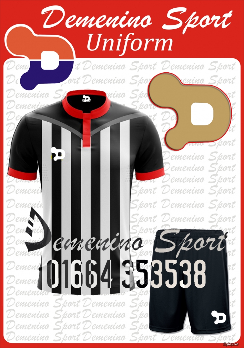 DEMENINO SPORT - MẪU QUẦN ÁO BÓNG ĐÁ 2017 - 4