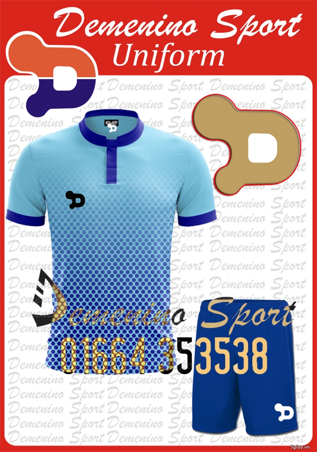 DEMENINO SPORT - MẪU QUẦN ÁO BÓNG ĐÁ 2017 - 19