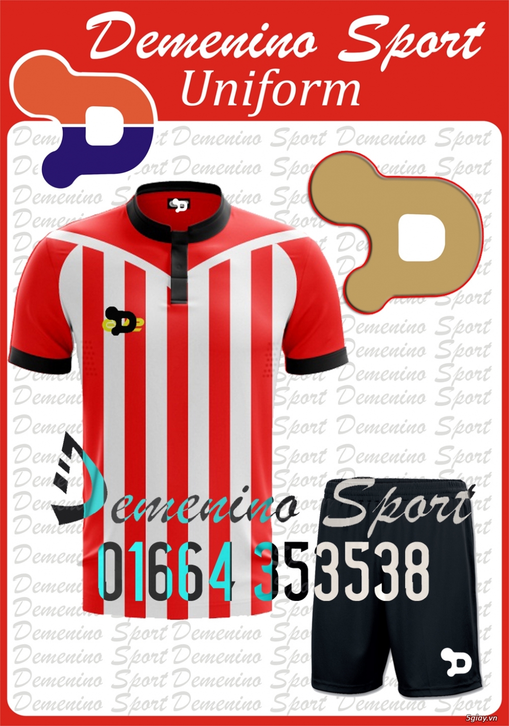 DEMENINO SPORT - MẪU QUẦN ÁO BÓNG ĐÁ 2017 - 3