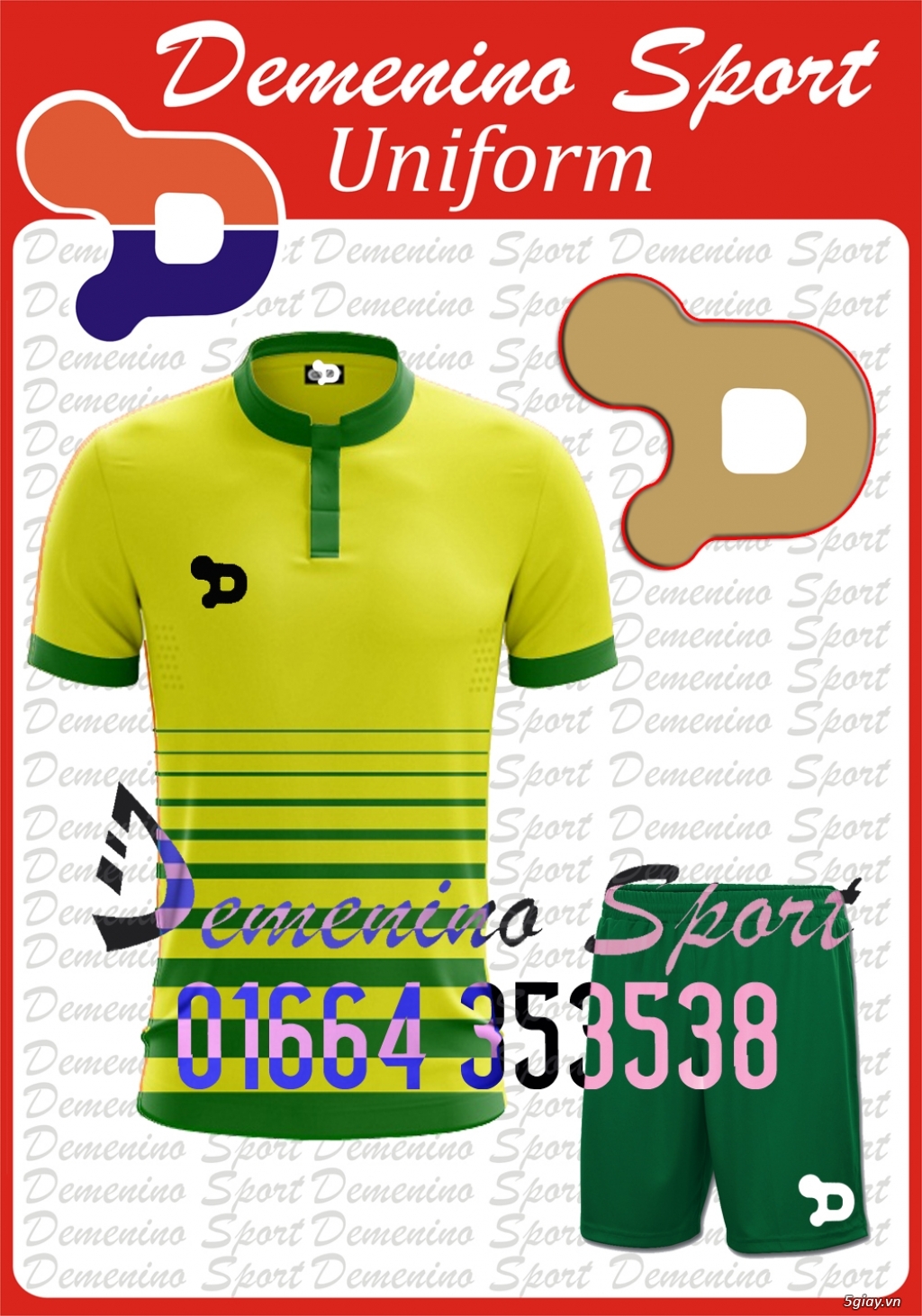 DEMENINO SPORT - MẪU QUẦN ÁO BÓNG ĐÁ 2017 - 6