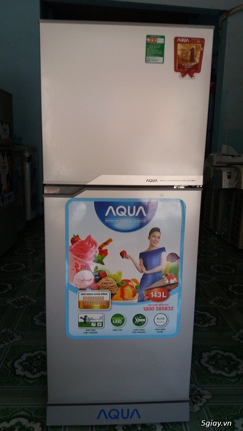 Tủ lạnh Aqua 145 lít còn bảo hành chính hãng 2 năm