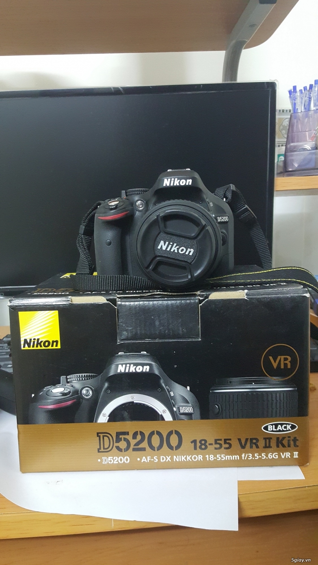 Bộ máy ảnh NiKon D5200 chất lượng tốt - 2