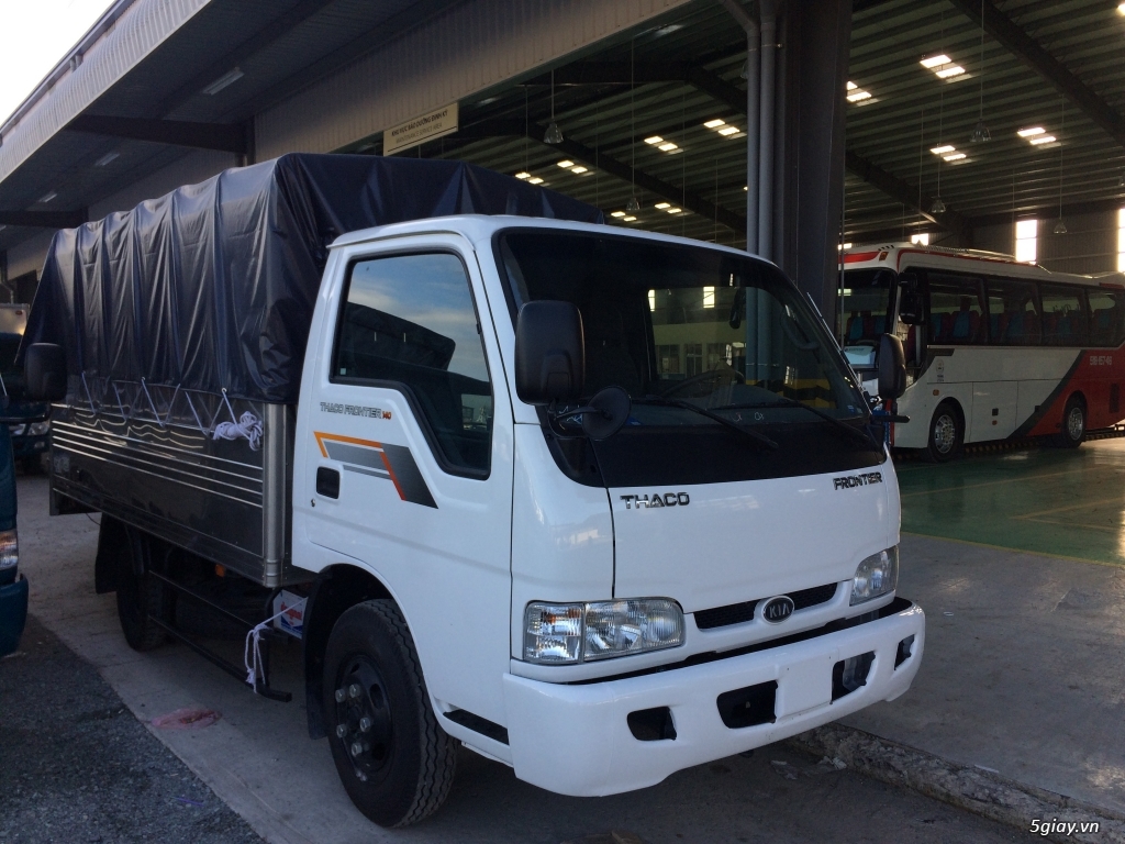 Xe tải Kia Thaco 2 tấn 3, 2 tấn 4, thùng kín, mui bạt, xe có sẵn giao