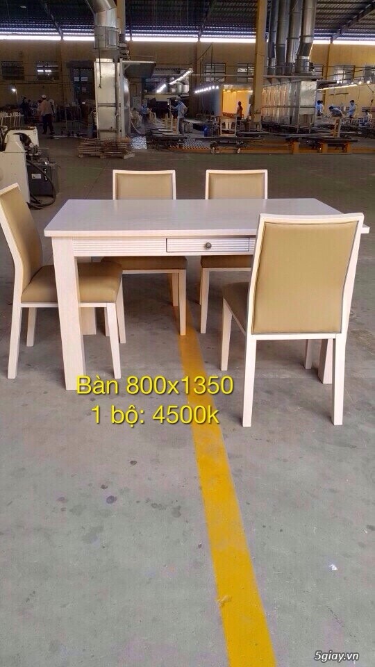 Công ty thanh lý Bàn ghế gỗ cao su tự nhiên (dành cho quán ăn, nhà hàng, quán cafe..) - 6