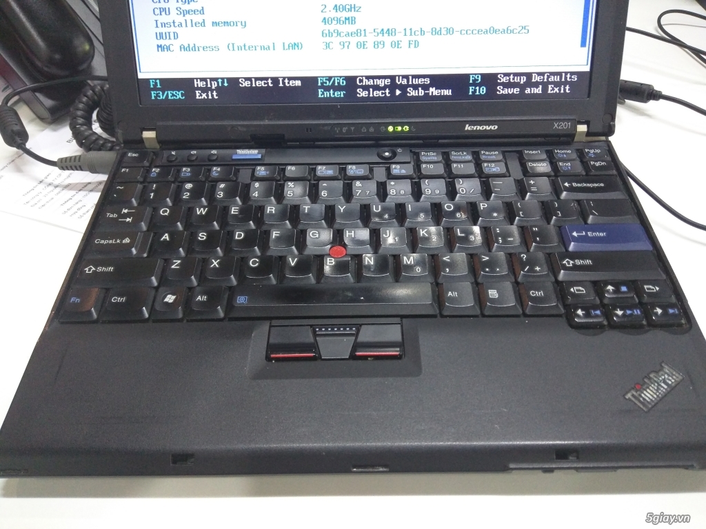 Thinkpad X201 Core I5 Ram 4GB HDD 250GB