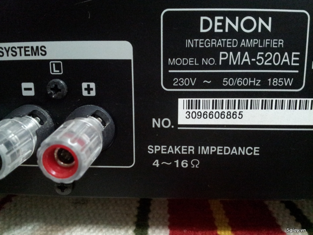 Amplifier DENON PMA-520AE (mới 99,9%) - 5