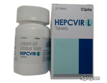 Thuốc Ấn độ xách tay trị dứt điểm Viêm gan C, U gan, hiệu HEPCVIR L