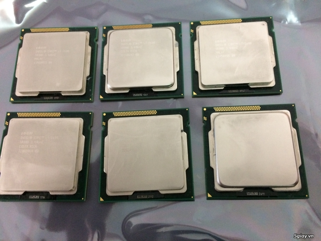 Bán Cpu Intel i7-2600 , i7-3770, i5-3470, i5-2500, i5-2400 Giá từ 1.5t