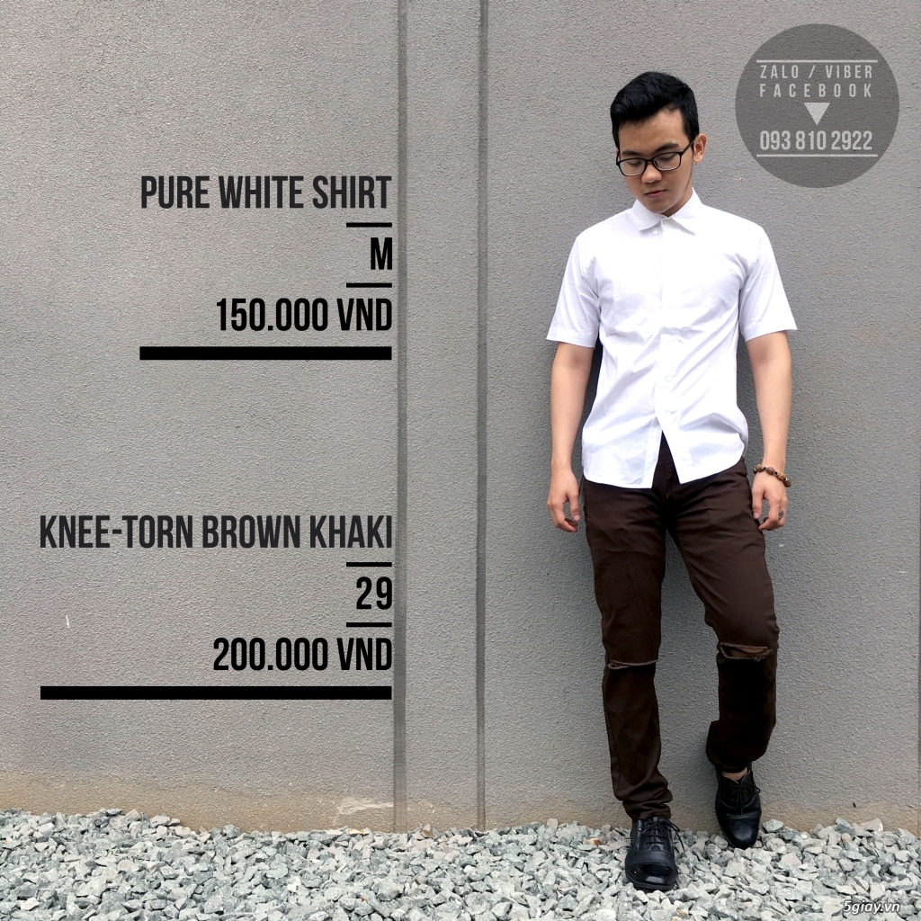 KARMA Shop - Áo khoác da vân rắn, áo len, sơ mi, quần Jean NAM - 4