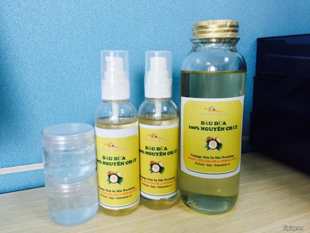 DẦU DỪA NGUYÊN CHẤT - 1