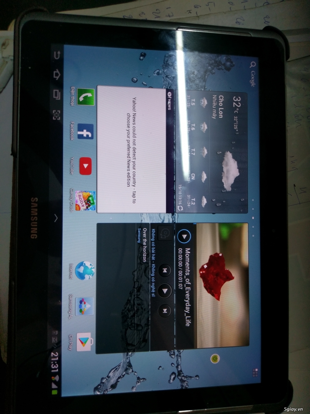 Cần bán máy tính bảng samsung galaxy 10.1