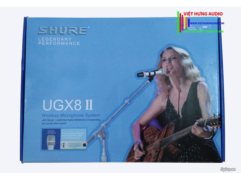 Micro Shure UGX8 II không dây giá tốt tại Việt Hưng Audio - 4