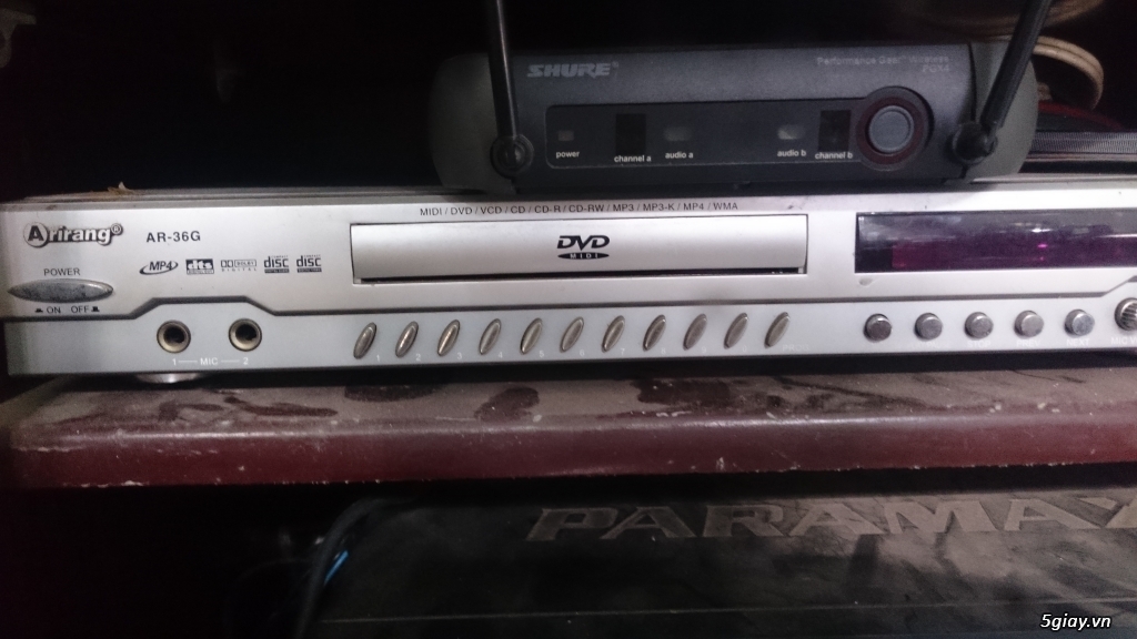 Đầu Karaoke Arirang 36G,DVD 990,LCD 17,adapter HP - 1