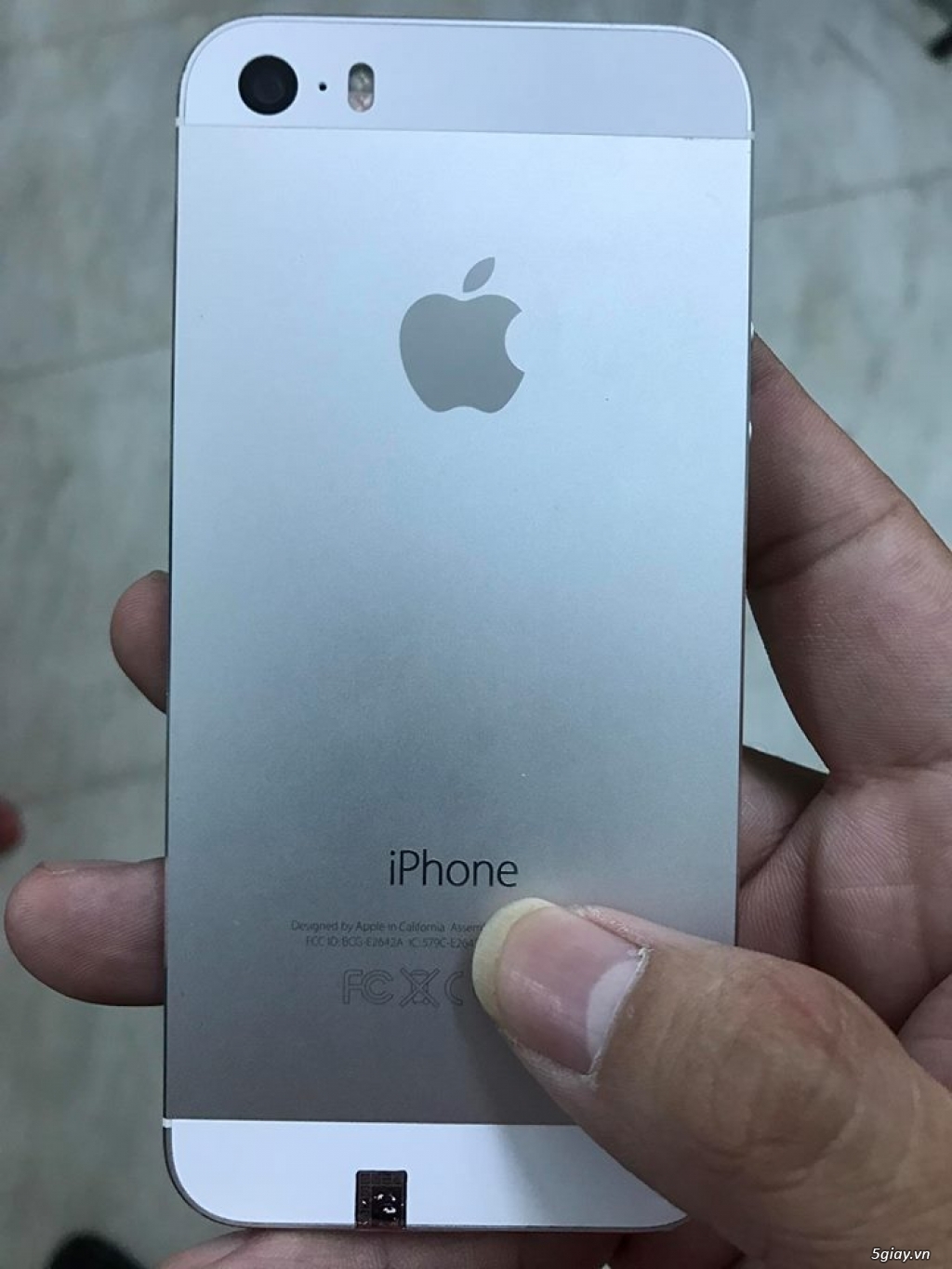 [HCM] IPhone 5S Siliver 16g new 99,9% - 2