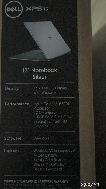 Notebook Dell XPS 13 2016 - SEAL từ USA - 1