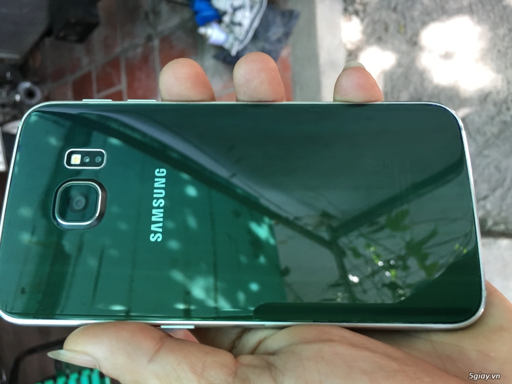 Samsung S6 Egde xanh lục bảo hàng Quốc tế 925F - 2