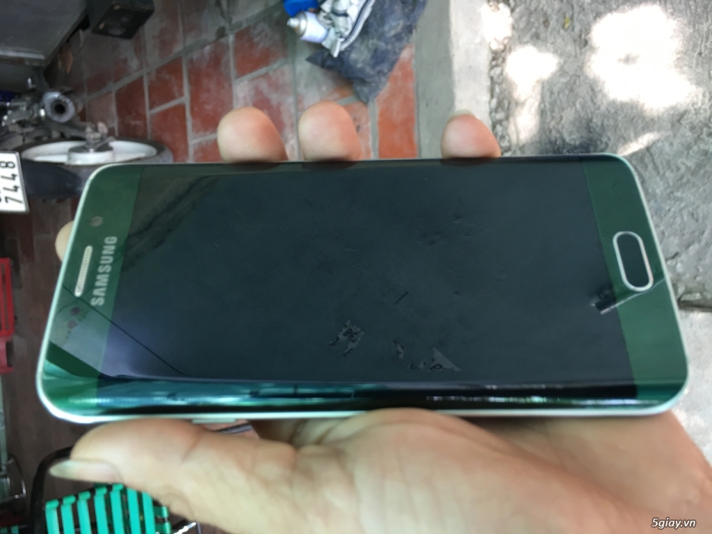 Samsung S6 Egde xanh lục bảo hàng Quốc tế 925F - 1