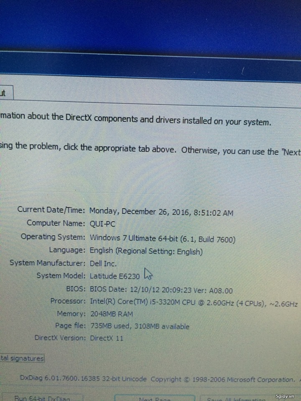 cần bán laptop dell E6230 i5 thế hệ 3 - 1