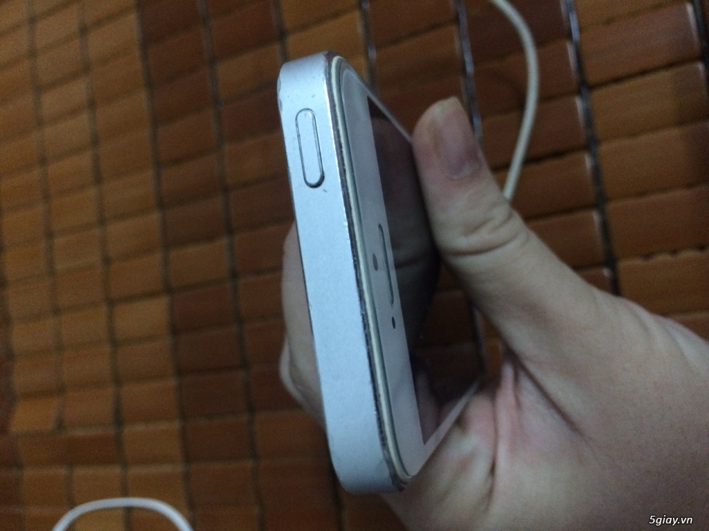 iphone 5 lock 32G cu white vỏ zin - 3