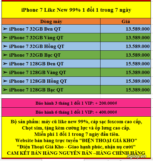 iphone 6s, 6s plus, 7, 7plus likenew 99% dienthoaigiakho.vn - 3