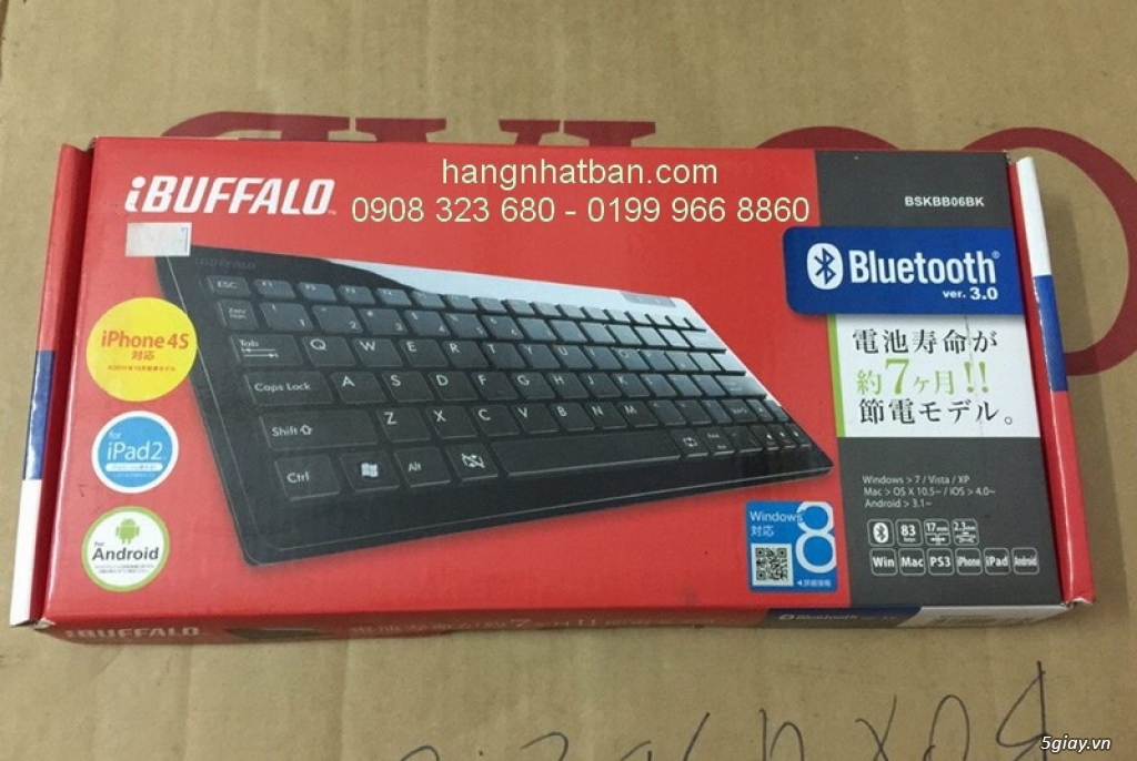 Chuột ko dây Buffalo BlueLed Focus, Chuột bluetooth buffalo,  USB 3G,Headphone, HDMI Switch. - 15