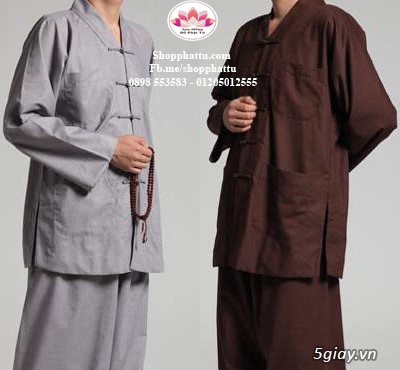 Cửa hàng bán đồ Phật tử - quần áo lam - áo tràng - áo nâu đi chùa