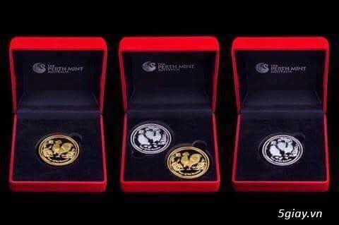 ĐỒNG XU IN HÌNH GIA ĐÌNH GÀ MAY MẮN 2017