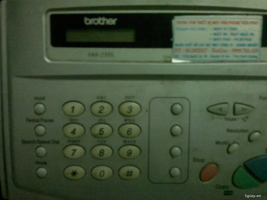 Máy fax panasonic kx ft903, Máy fax Brother 235s - 3