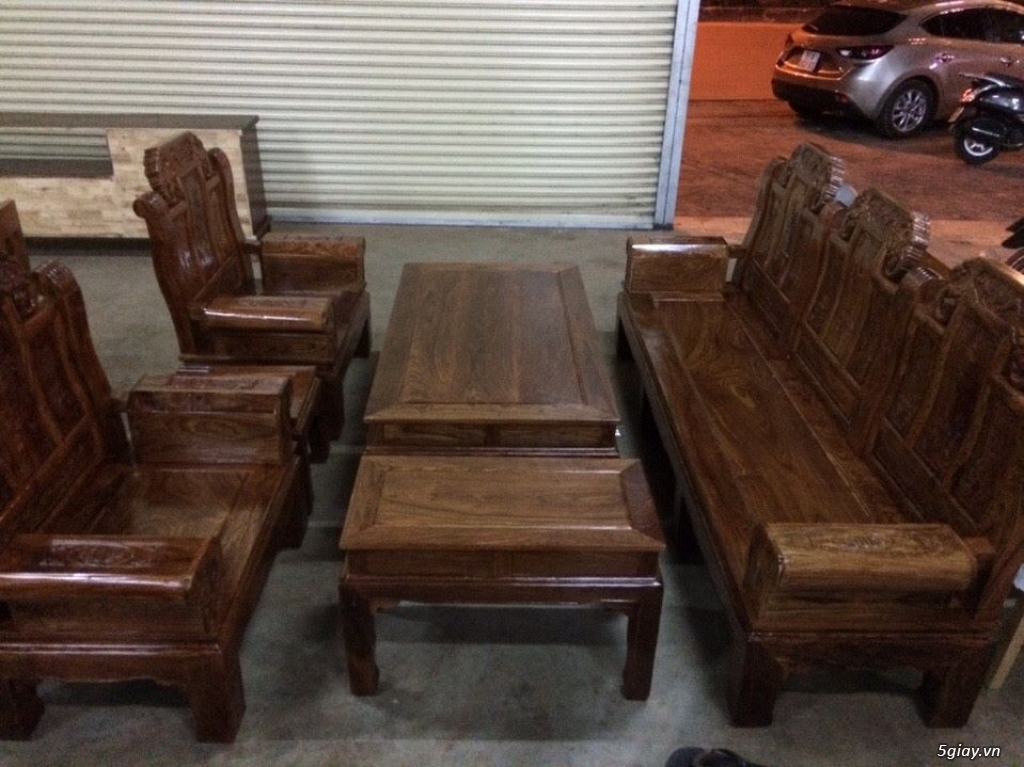 Bộ bàn ghế nguyên gốc gỗ Đinh Hương tại Sài Gòn. - 7