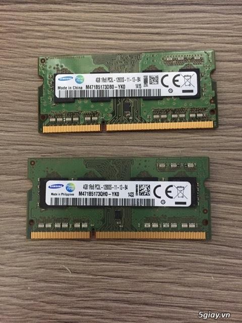 HDD THIN WD BLUE 500GB và cặp RAM 4gb DDR3L tháo may - 1