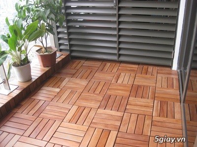 sàn gỗ tự nhiên sân vườn - 1
