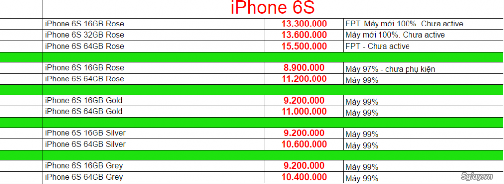 Iphone 6 -> 7plus | 99% -> 100% nguyên seal  zin all giá cực tốt - 8