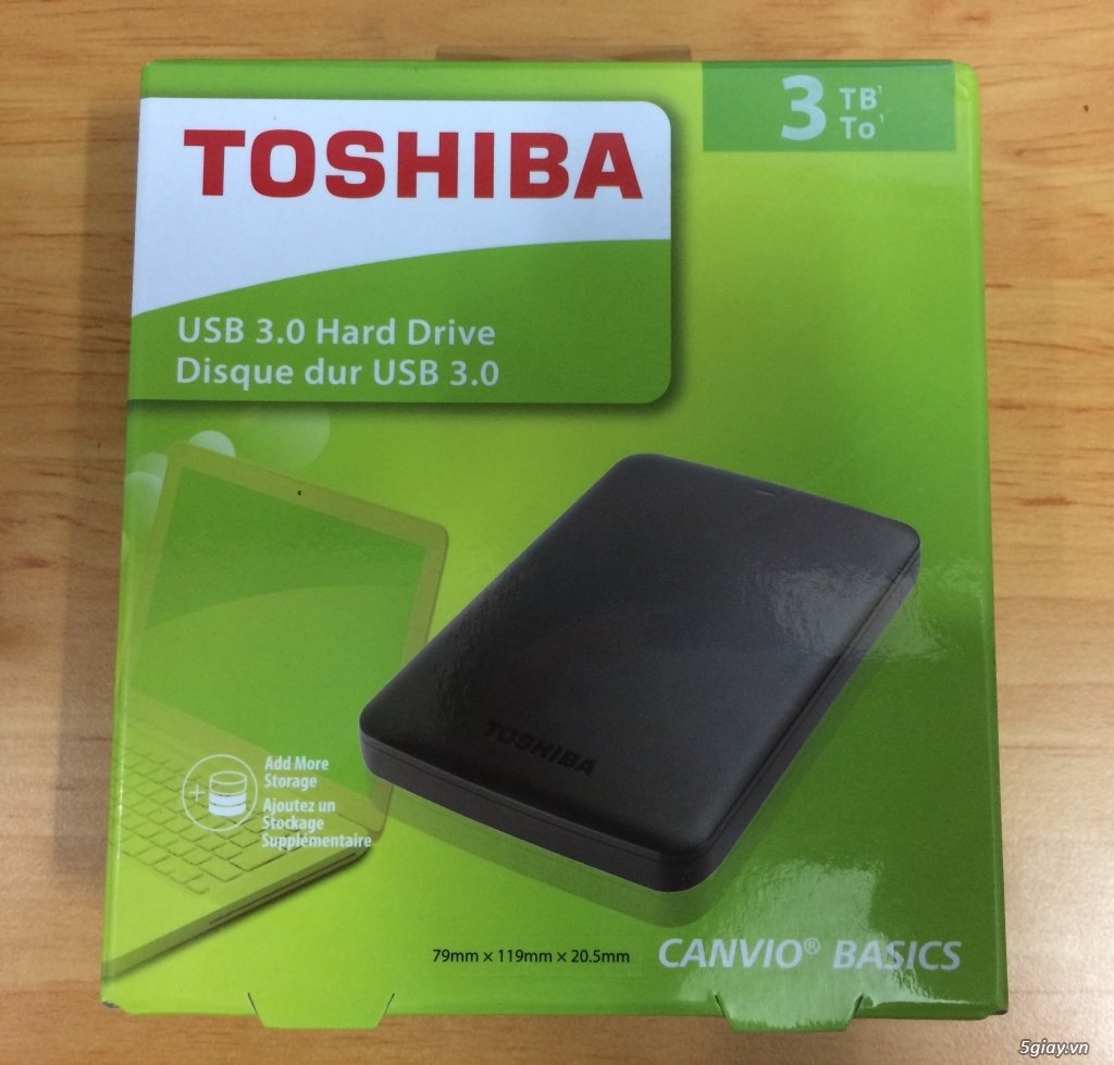 Portable HDD Toshiba 3TB - Seagate 4TB