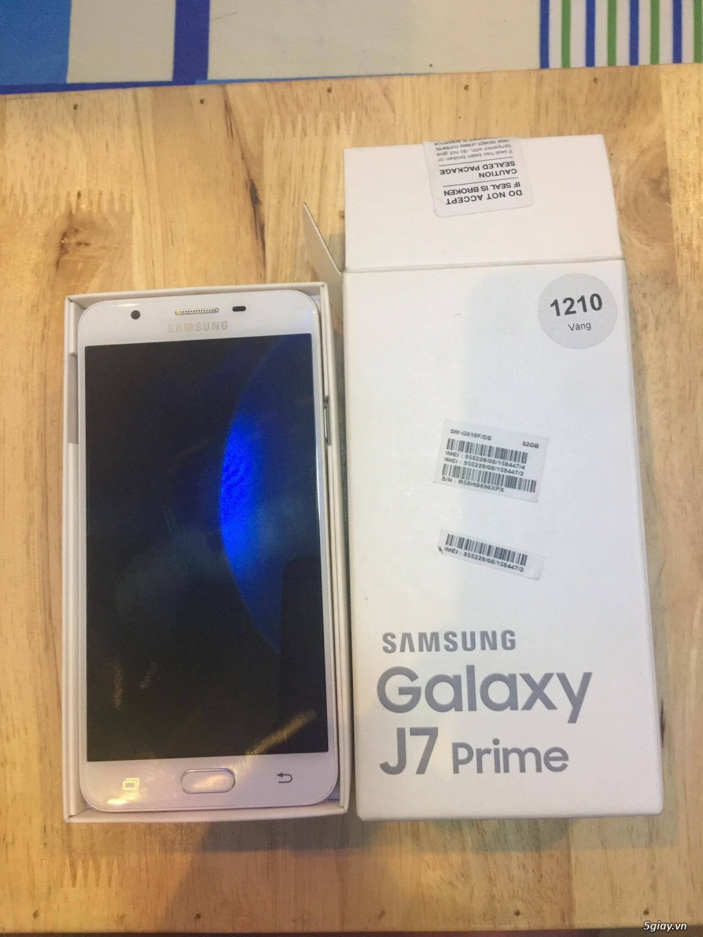 Cần bán Samsung J7 Prime White Gold 99% - 1