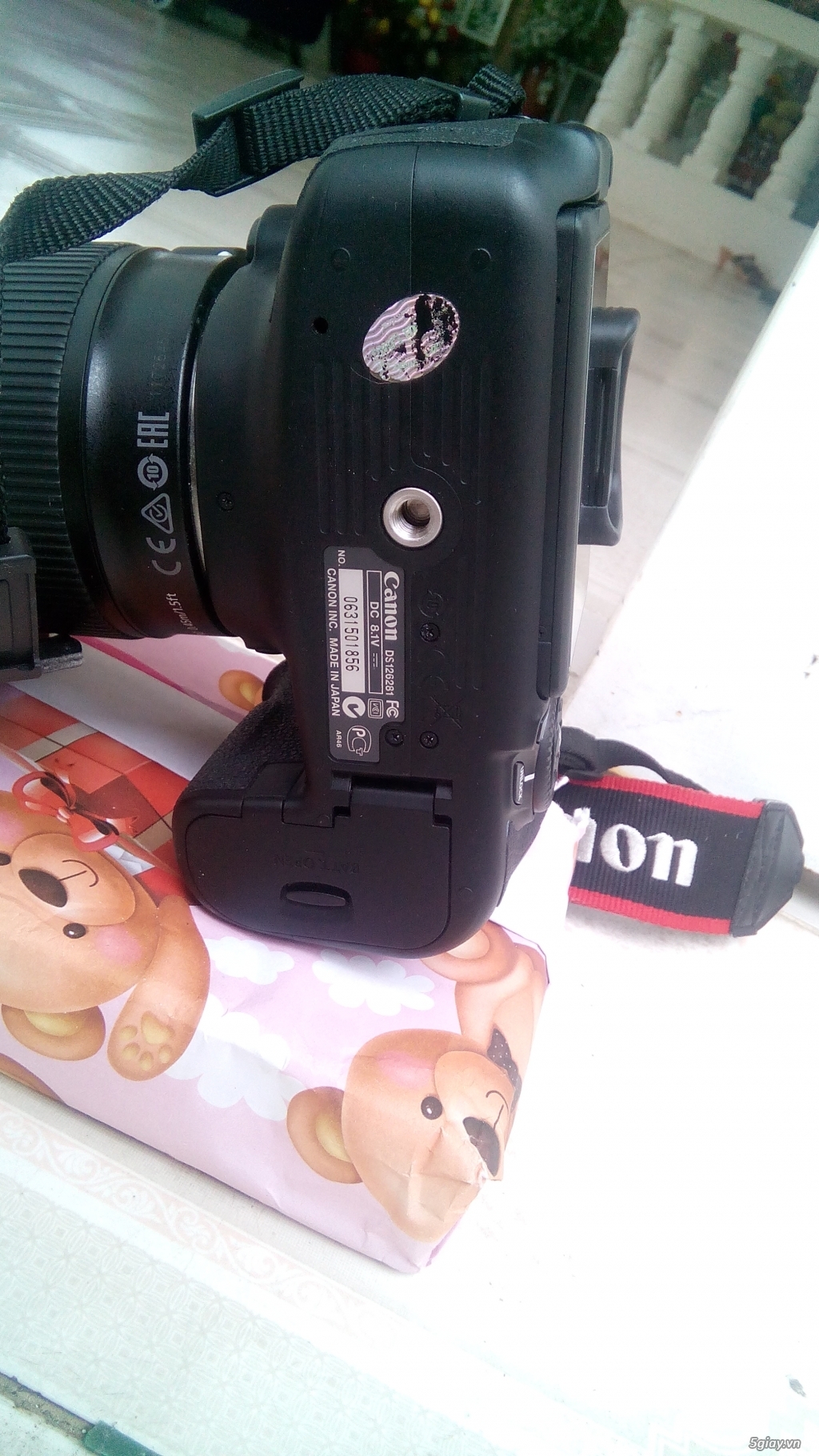 bán nguyên bộ máy ảnh 60D+ 18-135+ đèn plas - 3