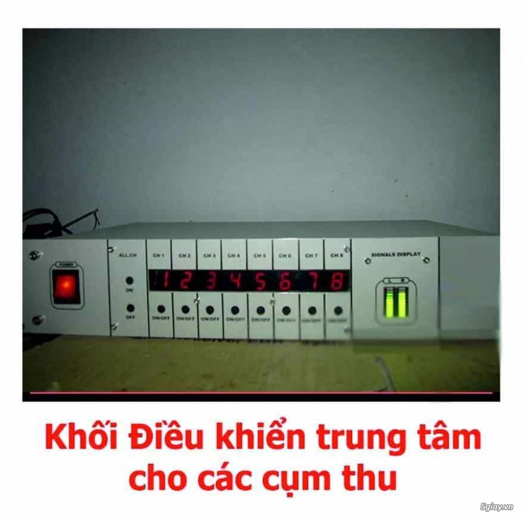 Khối điều khiển trung tâm các cụm thu - Việt Hưng Audio cụm thu không - 1
