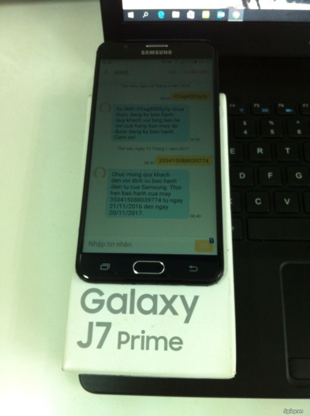 Samsung Galaxy J7 Prime BH Chính Hãng tới 11/2017 - 2