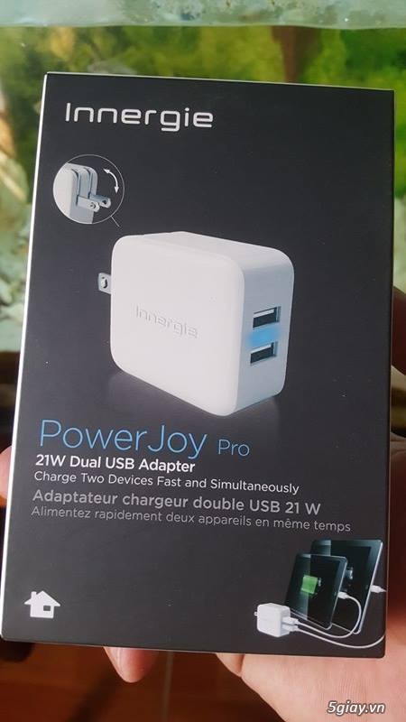 Innergie PowerJoy Pro 21W Dual USB Wall Adapter