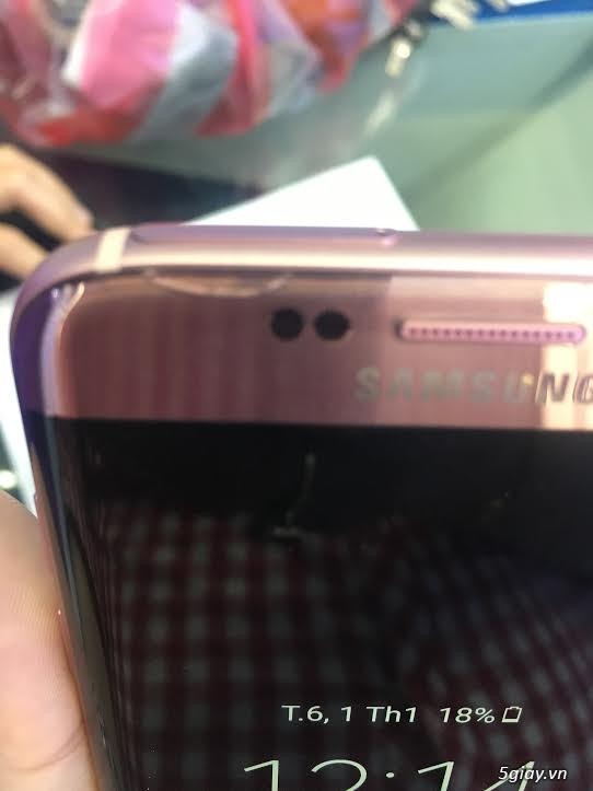 Samsung Galaxy S7 Edge, cty, màu Hồng, Fullbox new 98%