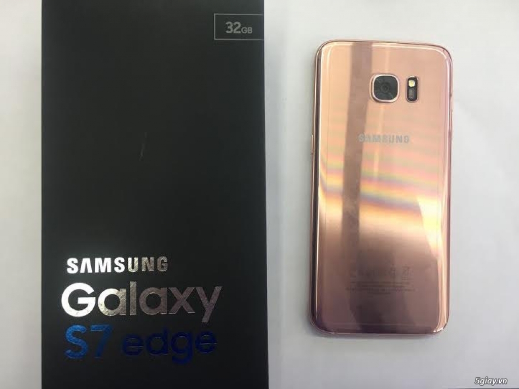 Samsung Galaxy S7 Edge, cty, màu Hồng, Fullbox new 98% - 3