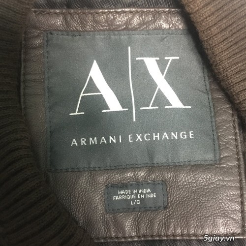 Armani Exchange - Áo da cừu thật 100% Armani Exchange - Chính hãng