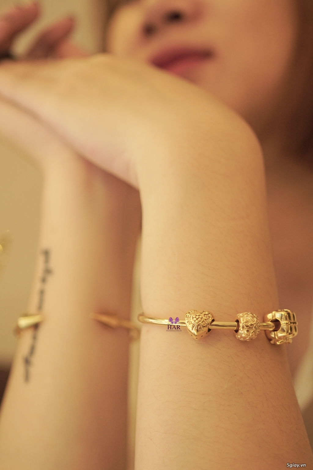 Vòng Tay Pandora từ titanium không đen và không gỉ - 4