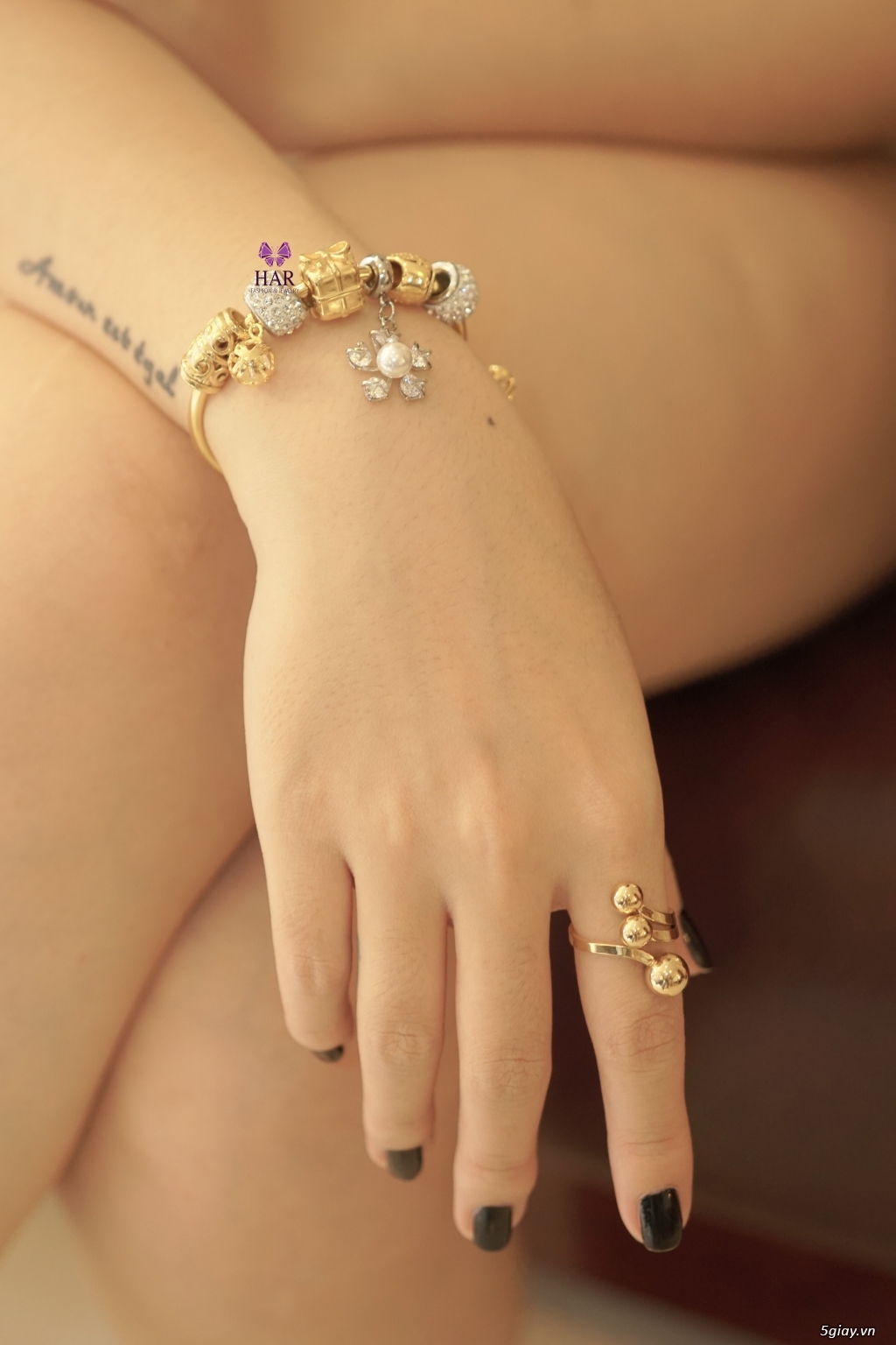 Vòng Tay Pandora từ titanium không đen và không gỉ - 3