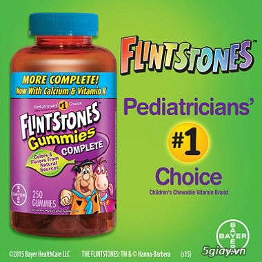 Kẹo dẻo Flintstones Gummies  + Omega 3-6-9 cho bé và mẹ...! - 1