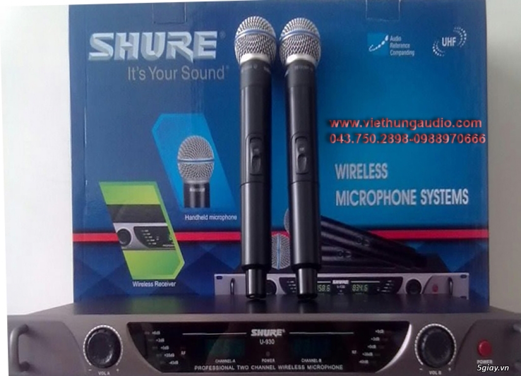 Micro không dây Shure U930 hàng chất lượng cao giá tốt - 1