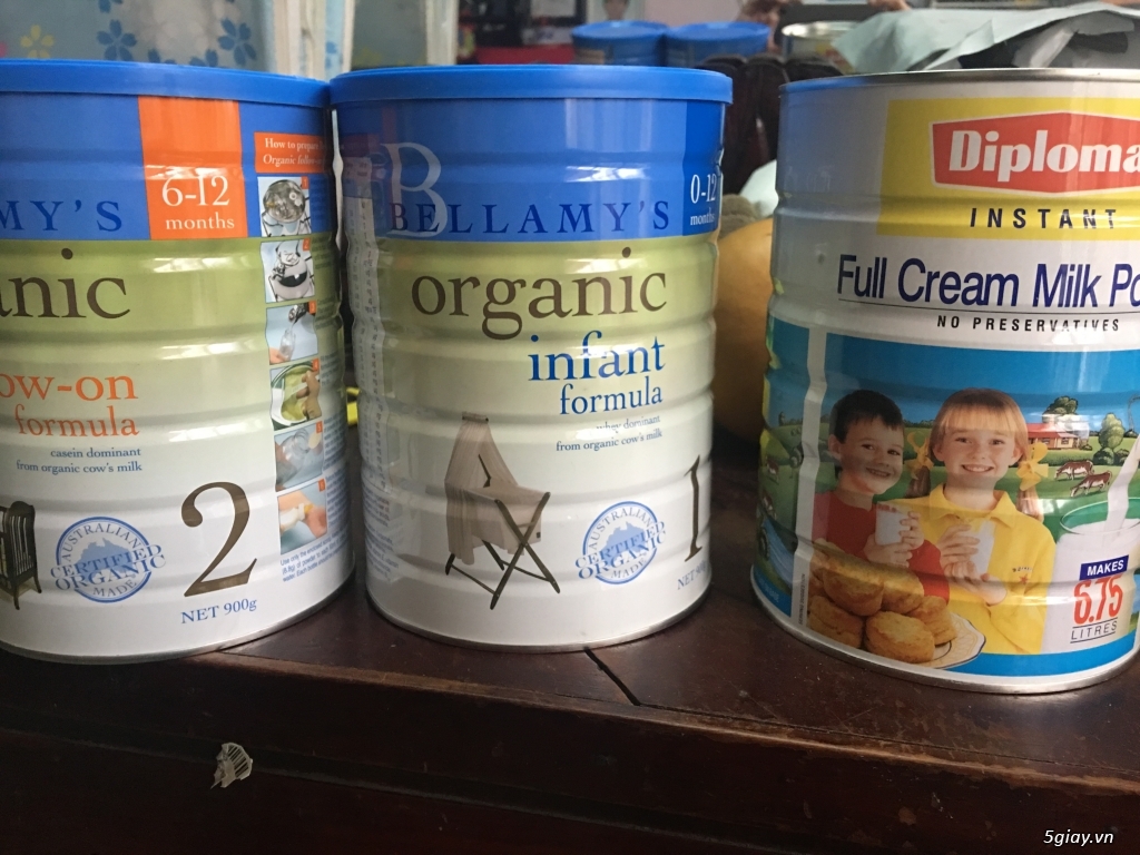 Sữa Bellamy's organic số 1 2 3 nhập úc ( 900 gr ) 500k/1hộp - 1