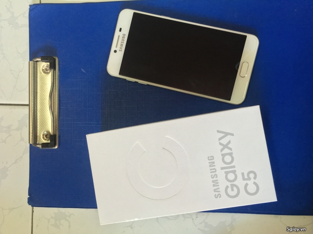 Gò Vấp - Bán Samsung Galaxy C5 trắng xám (fullbox) - 3