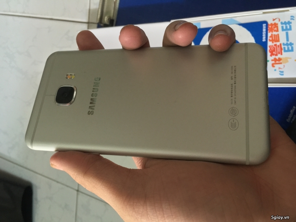 Gò Vấp - Bán Samsung Galaxy C5 trắng xám (fullbox) - 1